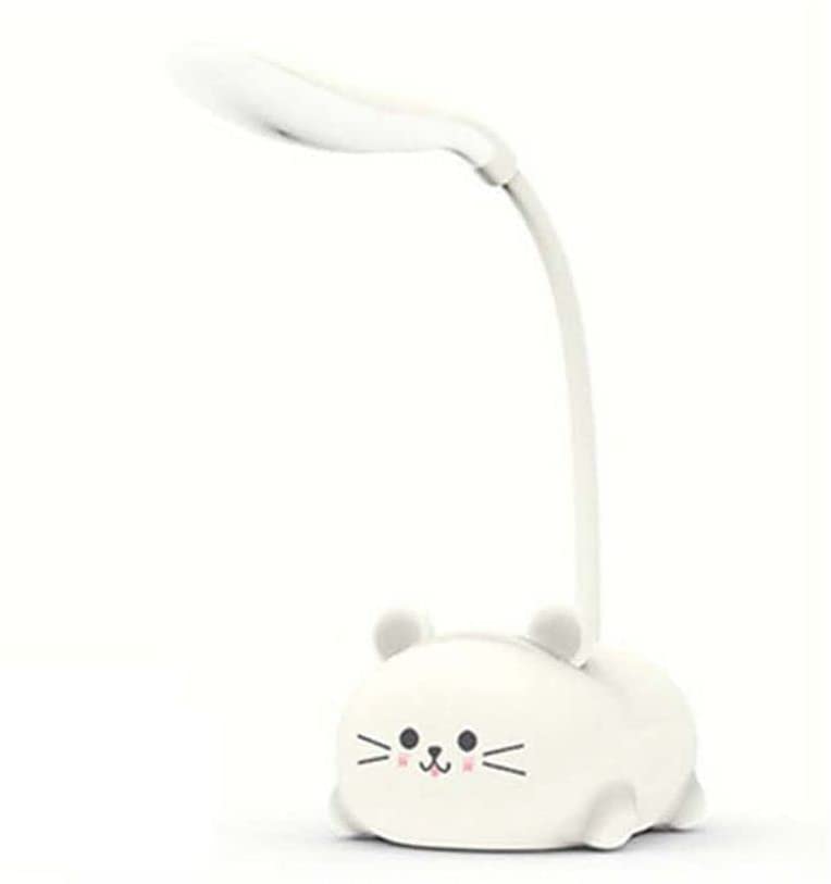 USB Charging White Light Cartoon Style Table Lamp Reading Light Night Light LED