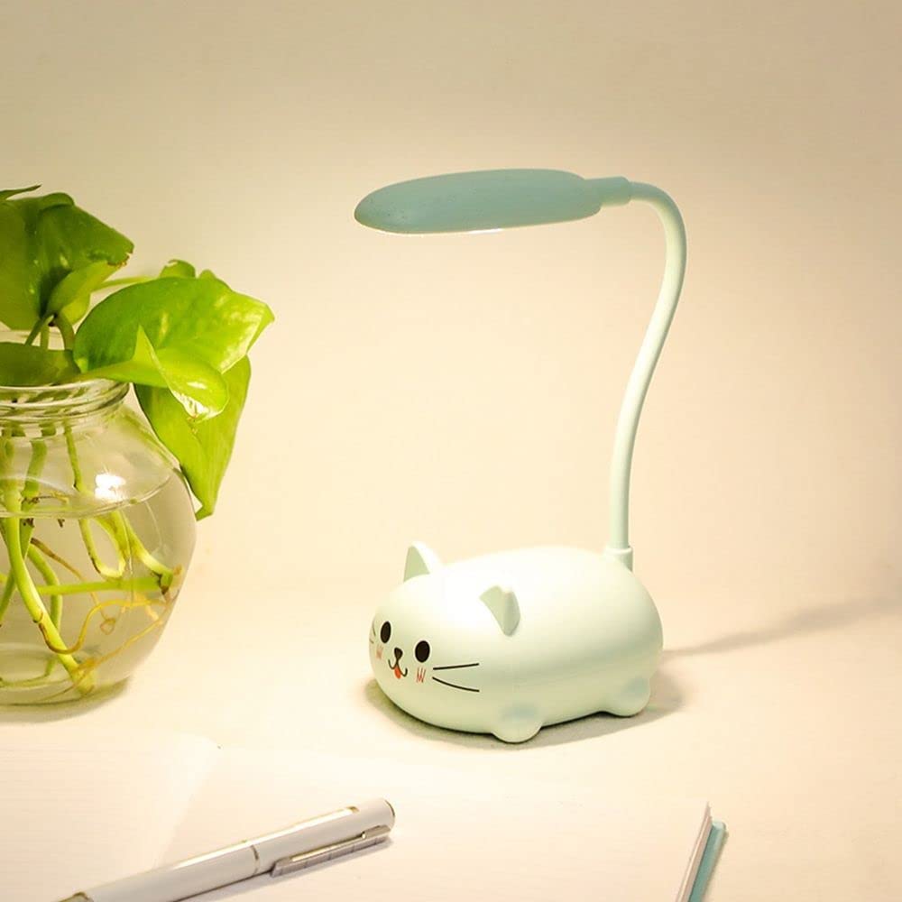 USB Charging White Light Cartoon Style Table Lamp Reading Light Night Light LED