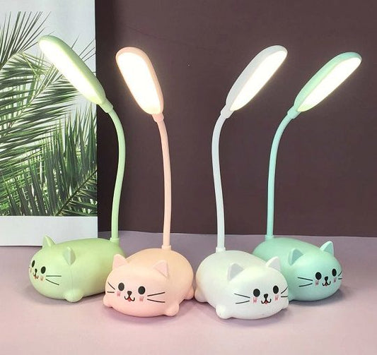 USB Charging White Light Cartoon Style Table Lamp Reading Light Night Light LED